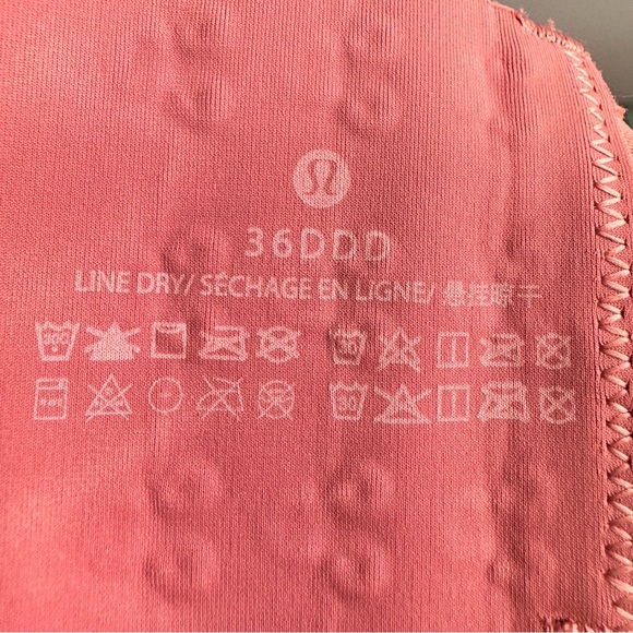 Lululemon Air Support Bra Size 36DDD Activewear Running Yoga Workout - Picture 10 of 10